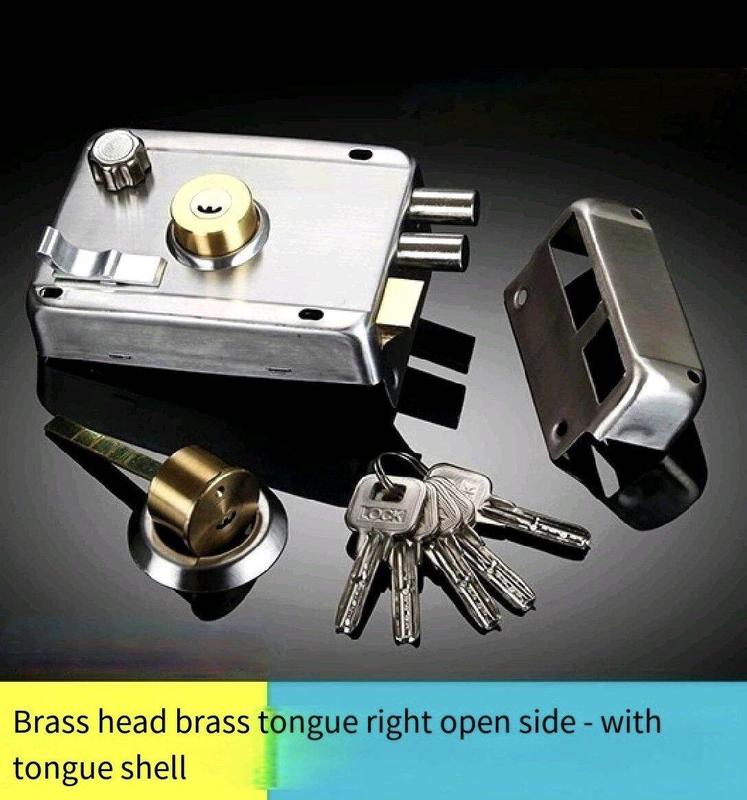 STAINLESS Exterior Door Lock Security Gate Lock Main Door Lock - TikTok ...