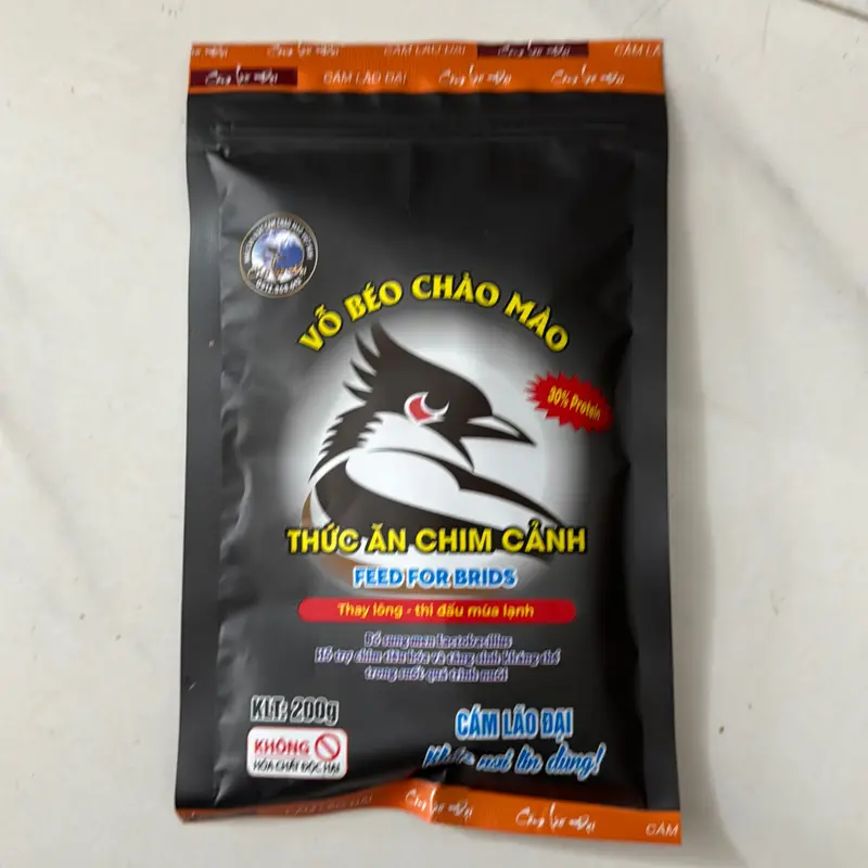 3 Gói Cám Thức Ăn Cho Chim Chào Mào Vỗ Béo Lão Đại Thay Lông Và Thi Đấu Thương Hiệu Lão Đại 6