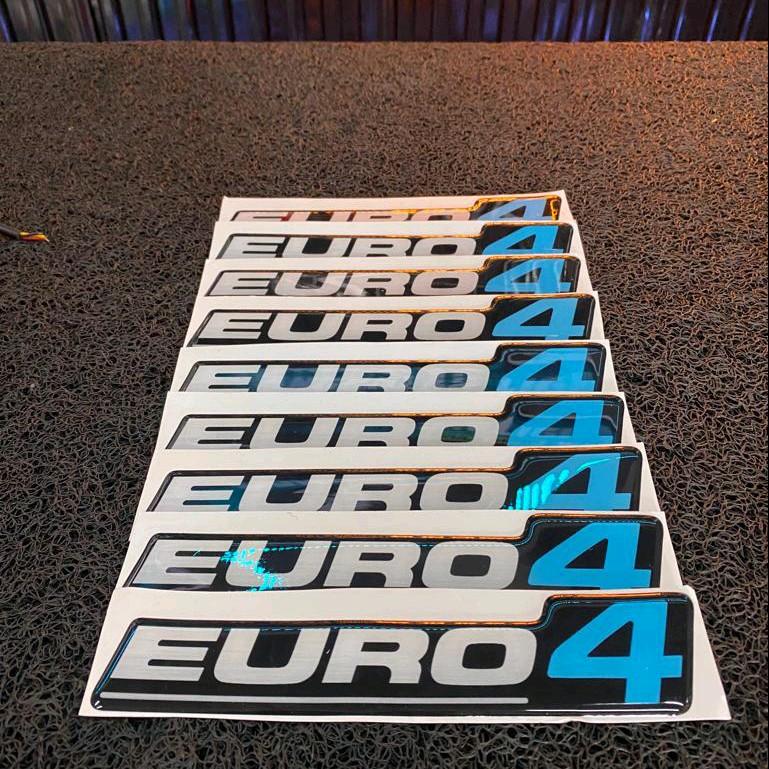 stiker EURO4 timbul kualitas bagus - Shop | Tokopedia