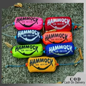 Hammock Single Outdoor Hamok Camping Ayunan Gantung Model Lontong