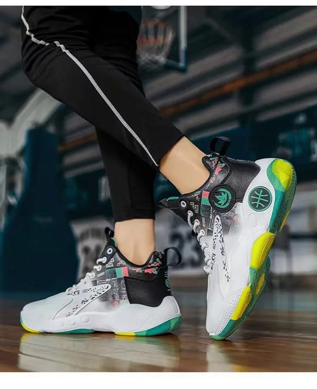Product Introduction of 2024 new high-top sports shoes men's spring breathable running shoes men's basketball casual shoes 41