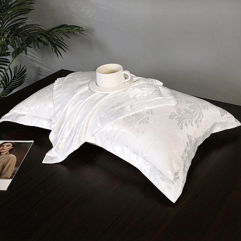 Product Introduction of Vỏ Gối Jacquard Lụa, Cao Cấp, Phong Cách Châu Âu, Gói Một Cặp, 48 X 74cm, Vỏ Gối Người Lớn, Thiết Kế Đơn Giản, Được Làm Bằng Chất Liệu Lụa 6