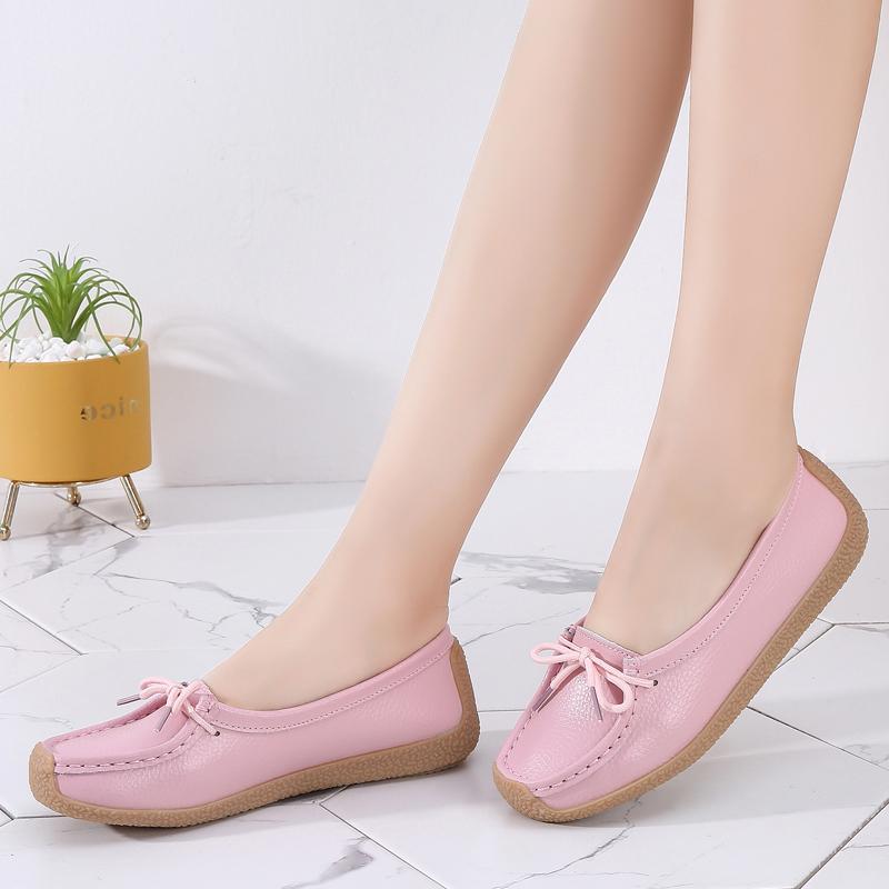 Product Introduction of JINTOHO Summer Women Fashion Casual Shoes Leather Slip-on Luxury Lofers Ladies Designer Sneakers Hollow Out Breathable Women Flat Shoes 27