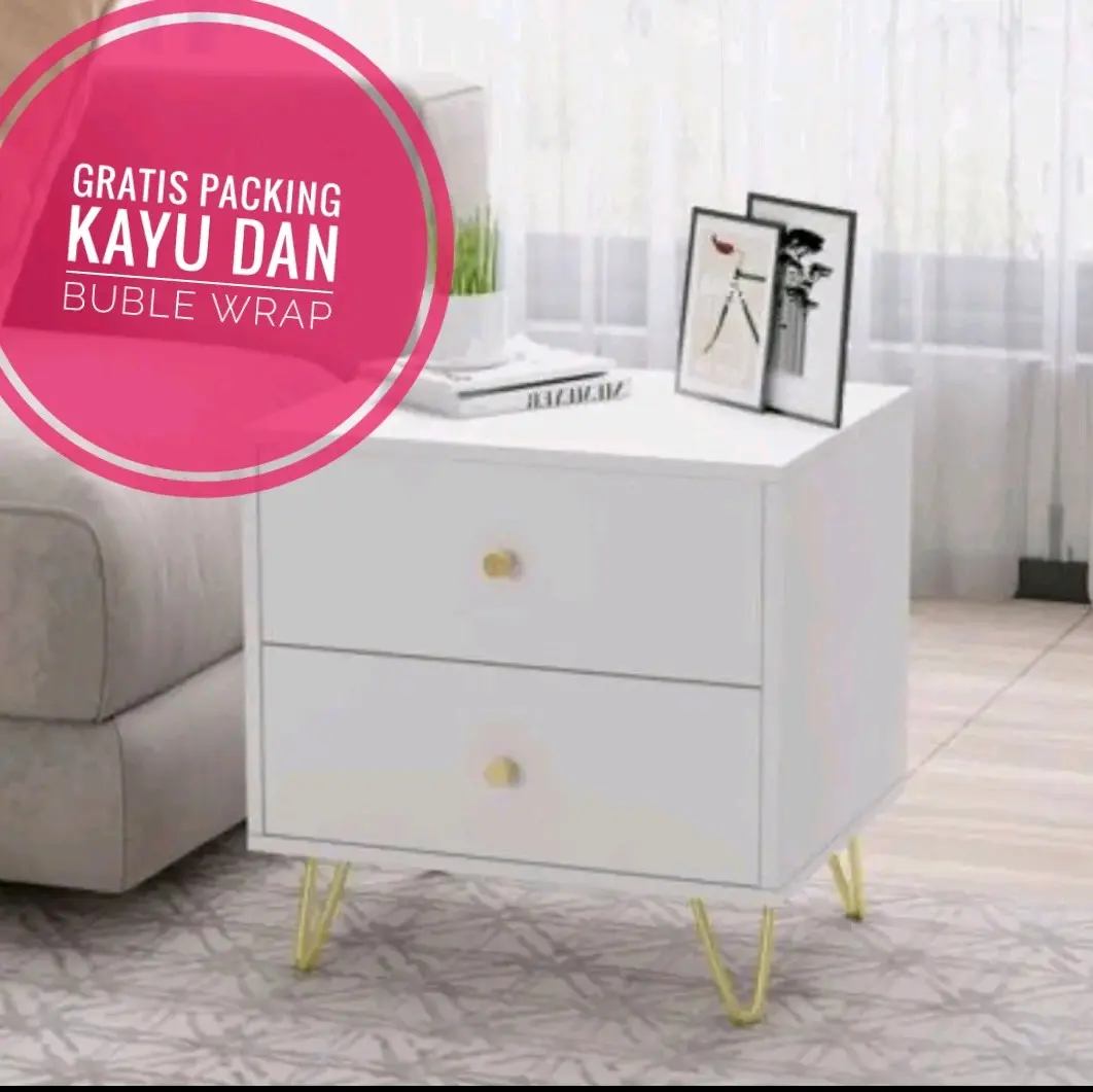 NAKAS MINIMALIS LACI MEJA KAMAR MEJA SUDUT MEJA RIAS MURAH