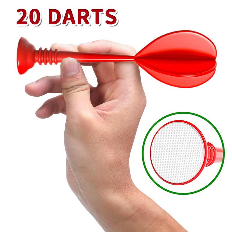 Dart Board Toy, 1pc Dart Board with 20pcs Dart, Christmas Fun Party Game Toy for Indoor and Outdoor Sports, Sports & Outdoor Play Toy, Interactive Game Toy, Christmas Gift, Stocking Filler 5