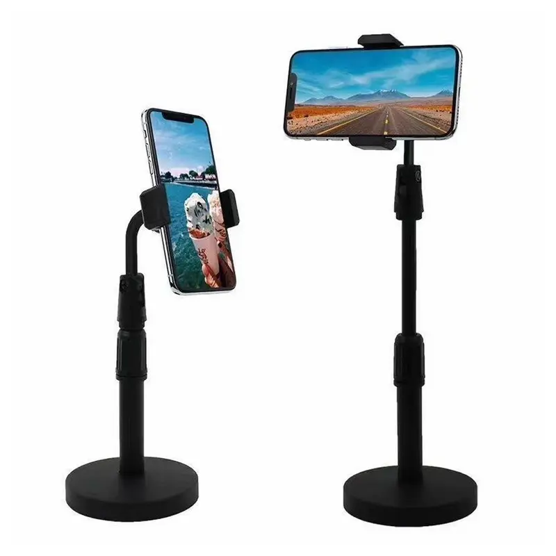 Stand Handphone Tripod Phone Putar 360 Dudukan Smartphone Universal Holder HP Meja L7 Penyangga Black 1