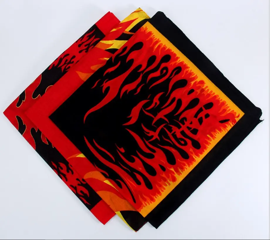 Chain quần Khăn bandana streetwear retro turban vuông thời trang nhiều kiểu đường phố hip hop cực chất xích móc khăn