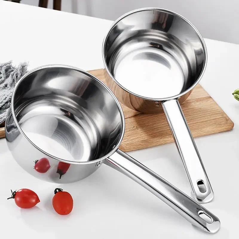 Product Introduction of Stainless Steel Non-stick Pan Noodle Pot Kitchen Accessories Milk Pot Aluminum Pot Tableware Pan Home Cooking Tools Cookware pot 19