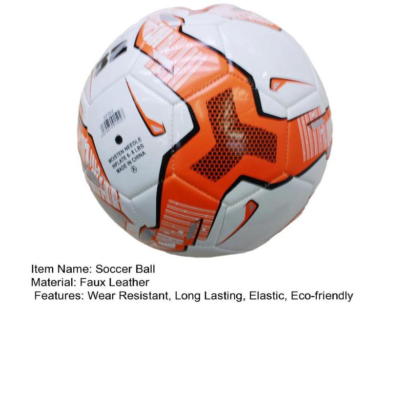 Zwudqco- Elastic Flexible Football Inflatable Football High-quality Waterproof Soccer Ball for Game Competition Durable and Explosion-proof Football Gear for Players 2