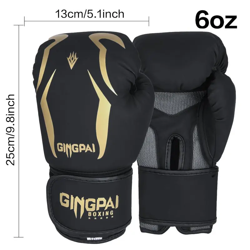 Boxing Gloves, 1 Pair Professional Training Gloves, Durable Boxing Gloves for Men & Women, Professional Boxing Gloves for Training, Sports Accessories 5