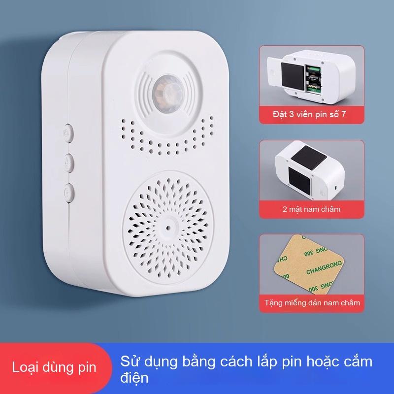 Chuông báo khách báo động chống trộm cảm ứng hồng ngoại không dây thông minh 7