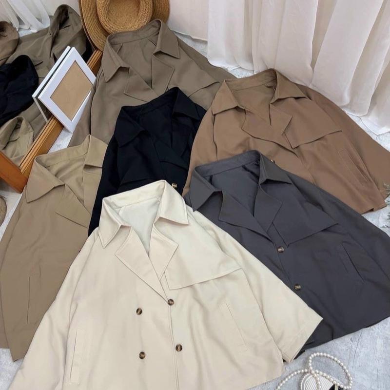 Áo Khoác 1 lớp Mỏng nhẹ mang mát, khoác thời trang k nên đi nắng Jacket nữ 5