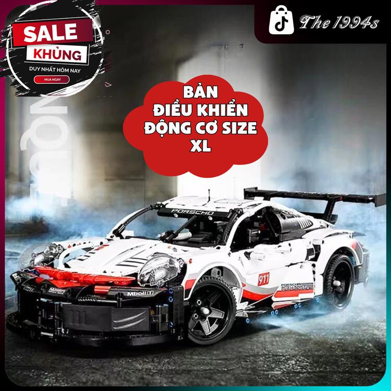   T009 BẢN ĐIỀU KHIỂN  Đồ Chơi Lắp ghép Tỷ  lệ 1:10 Siêu Xe Pccsche 911 bản điều khiển -Bộ Lắp Ráp Tháo Lắp Toy 