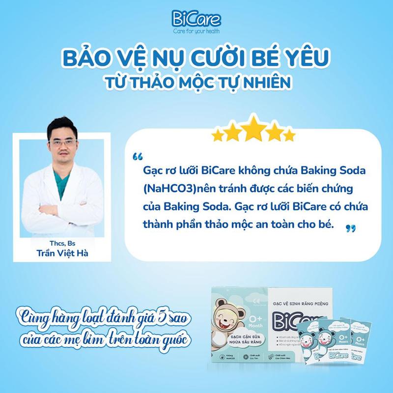 Product Introduction of [TGMBS x BICARE] Bộ 2 hộp gạc rơ lưỡi Bicare an toàn cho bé. 5
