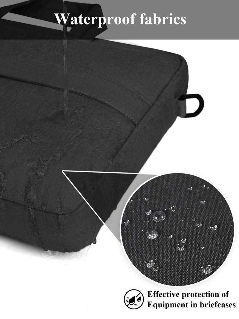 Product Introduction of Casual Solid Color Laptop Briefcase, Suitable for 15.6 Inch Laptop, Waterproof Laptop Bag, Laptop Bag for Men, Business Laptop Bag 4