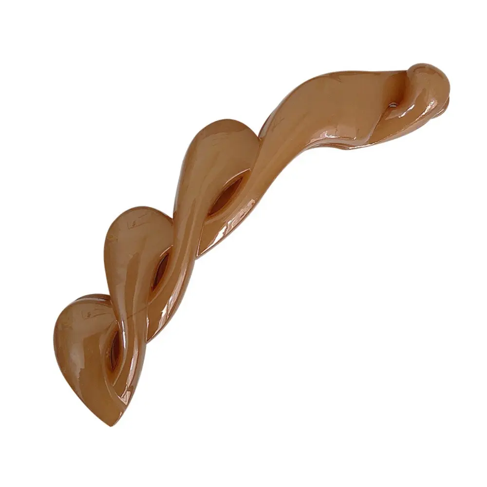 Hair Accessories Jelly Color Korean Banana Clip Elegant Solid Color Hair Horizontal Clip Fashion New Twist Hair Claw Women