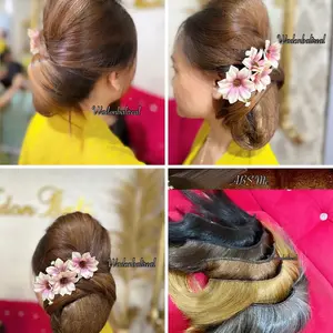 ABS Me /sasak instan medium wadon bali Hairdo Sintetis