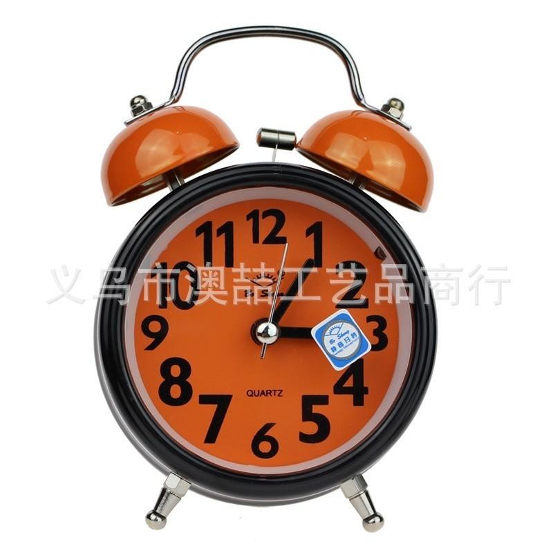 Đồng hồ báo thức chuông to, Đồng hồ báo thức có hai quả chuông cổ điển bằng sắt (GIAO MÀU NGẪU NHIÊN) 2