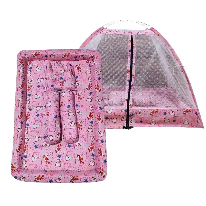 Kasur Serat Motif MixPink Empuk dan Tebal untuk Bayi Laki-Laki dan Perempuan Bunda Tidur