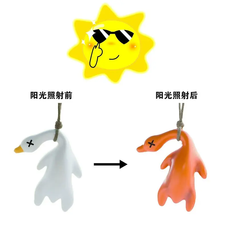 Đồ Trang Trí Treo Xe Hơi Vịt Nướng, Đổi Màu, Đồ Trang Trí Vịt Gương Chiếu Hậu Sáng Tạo, Đồ Trang Trí Nội Thất Ô Tô, Dễ Thương, Phong Cách Người Nổi Tiếng Trên Internet 1