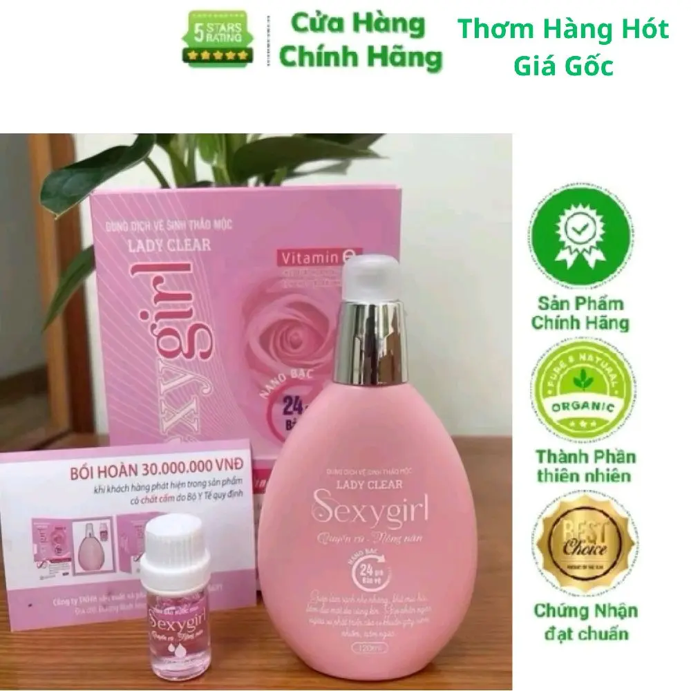 Dung Dịch Vs Sexygirl  {Tặng 1 Chai Nước Hoa mini } Dùng Cho da Nhạy Cảm