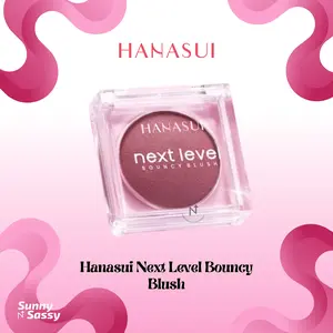 Hanasui Next Level Bouncy Blush - Super Bouncy Blush Long Lasting Blendable Easy To Use Powder Blush Bounce And Blush Kekinian