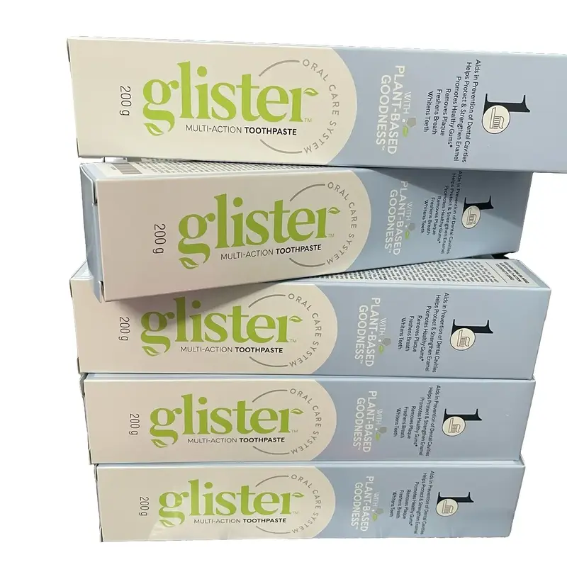 Kem đánh răng Glister Amway 200gr Khử Mùi Trắng Răng Nữ Nam BẠC HÀ 0