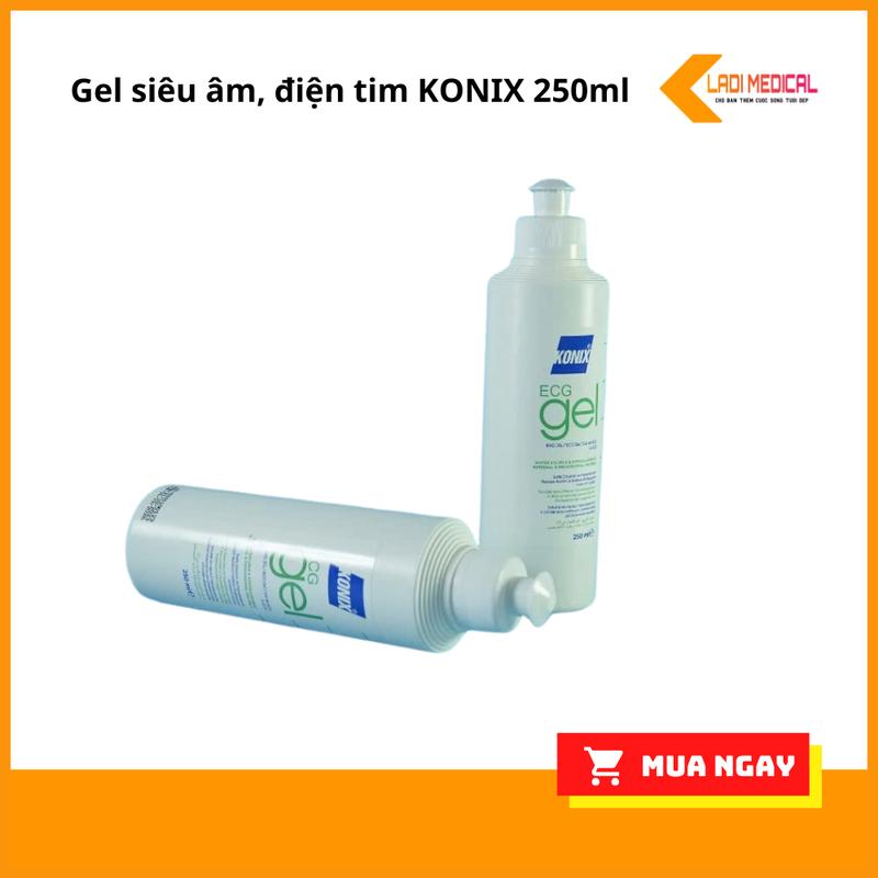 Gel siêu âm, điện tim KONIX 250ml