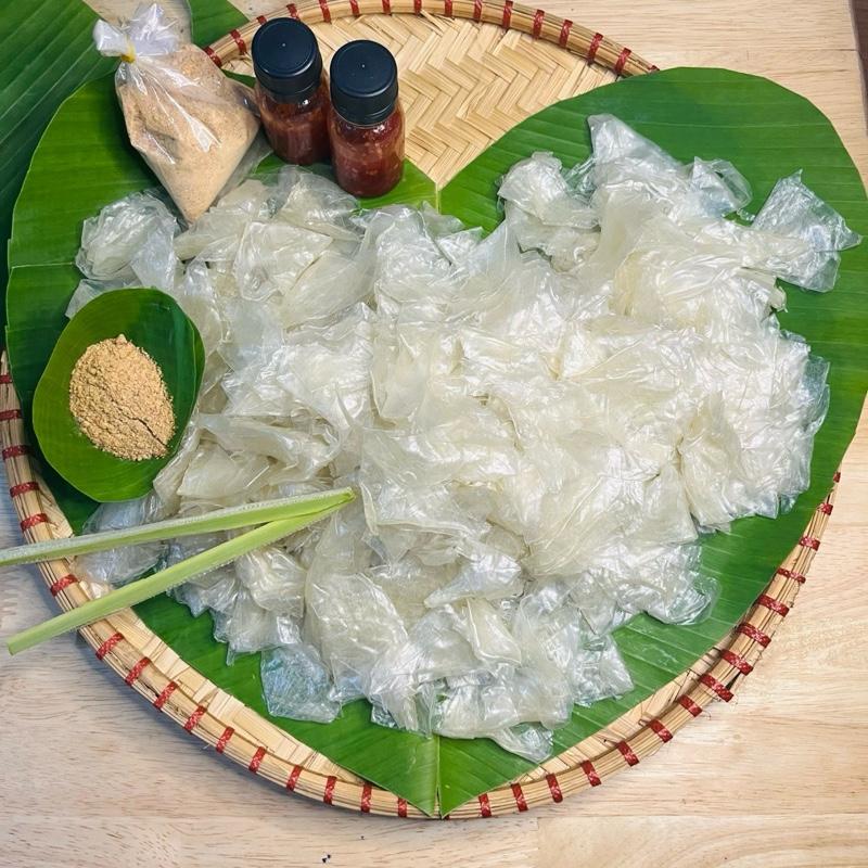 1KG BÁNH TRÁNG Ủ BƠ RÌA TẶNG TOPPING MUỐI NHUYỄN, ỚT RIM, SA TẾ, MUỐI SỆT,...[LƯU Ý: MUỐI TRONG COMBO CÓ MUỐI LÀ MUỐI NHUYỄN] <đọc mô tả trước khi mua>