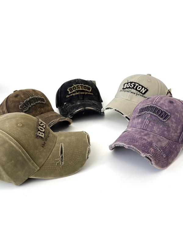 Vintage Style Baseball Cap, Casual Adjustable Hat for Men & Women, Fashion Accessories for Daily Wear 3