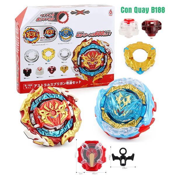 Beyblade B188 - Đồ Chơi Con Quay Kèm Tay Quay mới nhất - Món quà hoàn hảo cho trẻ em trên 4 tuổi Toy