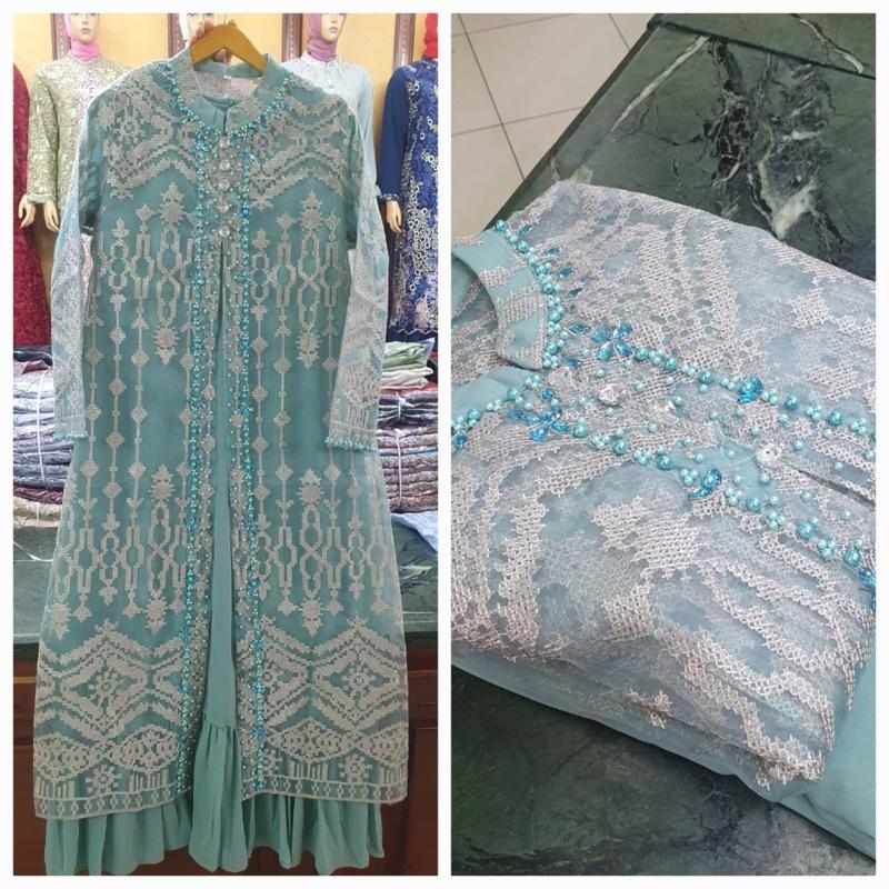 NEW ARRIVAL KANISYA DRESS ORIGINAL / GAMIS PESTA KONDANGAN / BAJU GAMIS WANITA PREMIUM / DRESS KONDANGAN PREMIUM / GAMIS PAYET / DRESS TERBARU / GAMIS OUTHER LEPAS PASANG / DRESS WANITA 7