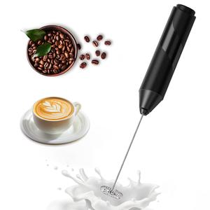 Portable Battery Powered Electric Milk Frother Whisk, Multifunctional Handheld Egg Beater, Household Blender for Coffee, Latte, Cappuccino (Batteries Not Included)