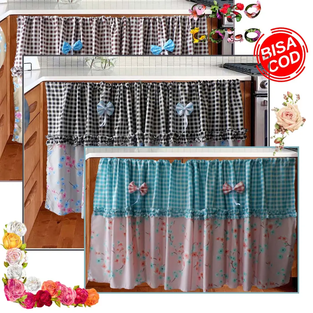 Gorden Kolong Dapur Shabby Dobel Pita Vintage