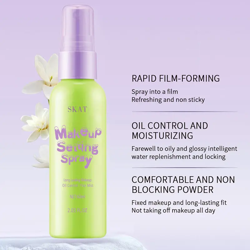 Skat Makeup Mist Spray Moisturizing Long-Lasting Finishing Fast Film Forming Freshing and Moistrurizing before Makeup