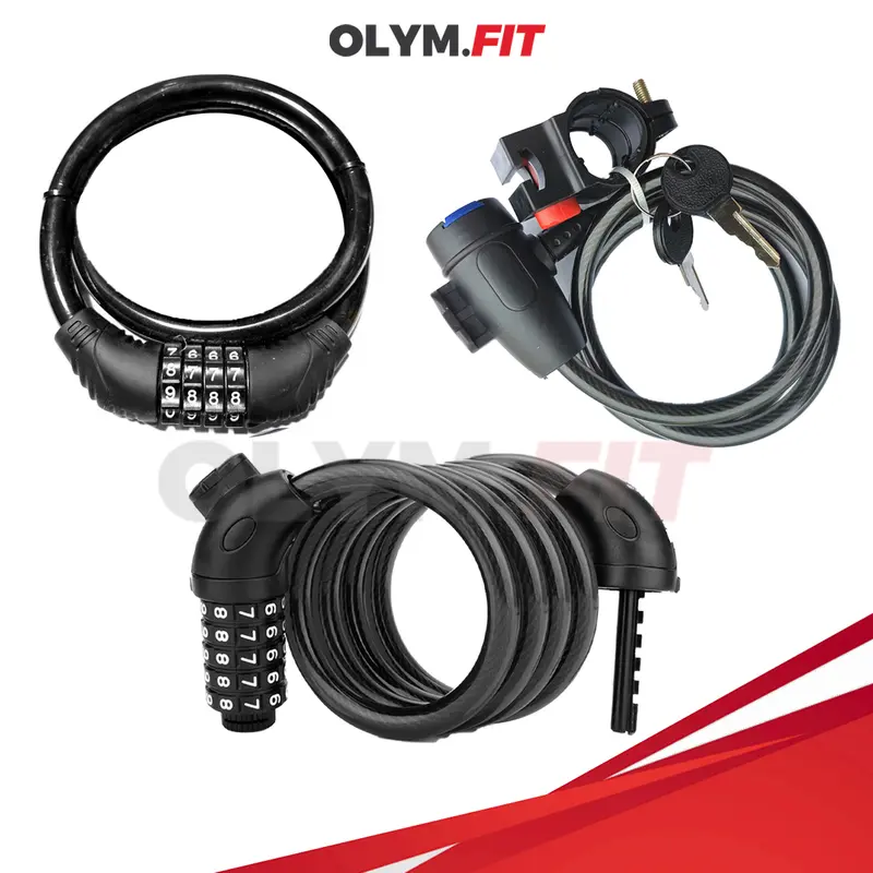 Kunci Gembok Sepeda 4 5 Digit Kombinasi Anti Maling Key Lock MTB Road Bike Seli Lipat 0