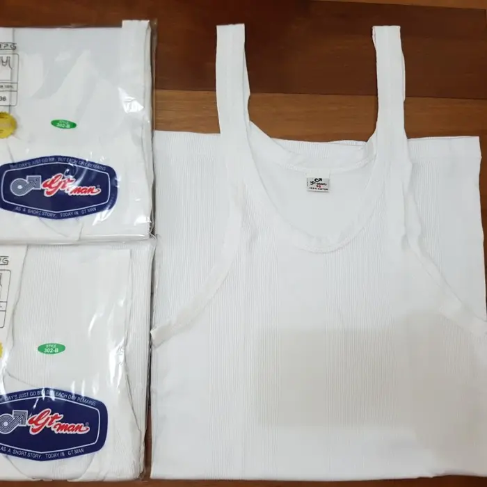 Singlet / Pakaian Dalam Pria GTMAN 302B Size 32 34 36 1