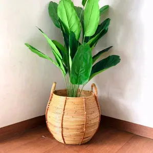 POT MODEL GENTONG ROTAN AESTHETIC