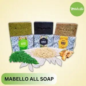 Sabun Beras Hitam Mabelo Lulur Beda Lotong Sabun Herbal Bedda Lotong Mabello Pemutih Badan Dan Wajah BPOM Halal Mabello Sabun Jerawat Beruntusan Komedo Pencerah Wajah M11
