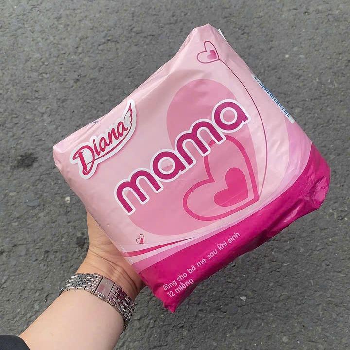 Băng vệ sinh cho phụ nữ sau sinh thấm hút nhanh mềm mại khô thoáng Diana Mama Women Cho Bé bvs
