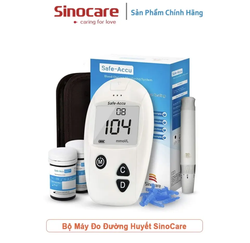 MÁY ĐO ĐƯỜNG HUYẾT - THỬ TIỂU ĐƯỜNG