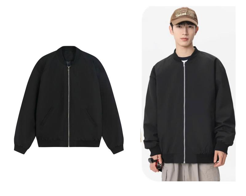 [DEAL MỞ BÁN] Áo Khoác Gió Bomber Nam Chất Liệu Vải Gió 2 Lớp Chống Gió Chống Mưa Nhỏ AG01 Menswear Jacket