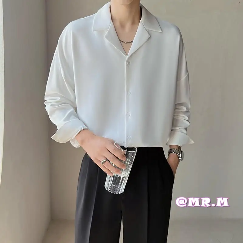 Áo sơ mi nam dài tay trơn cổ  chữ V cao cấp kiểu dáng nhẹ nhàng thanh lịch sominam  dep đi làm văn phòng thường aotrang ❗xanh biển màu unsiex Menswear sơ mi trắng đỏ đô+đen sang trọng