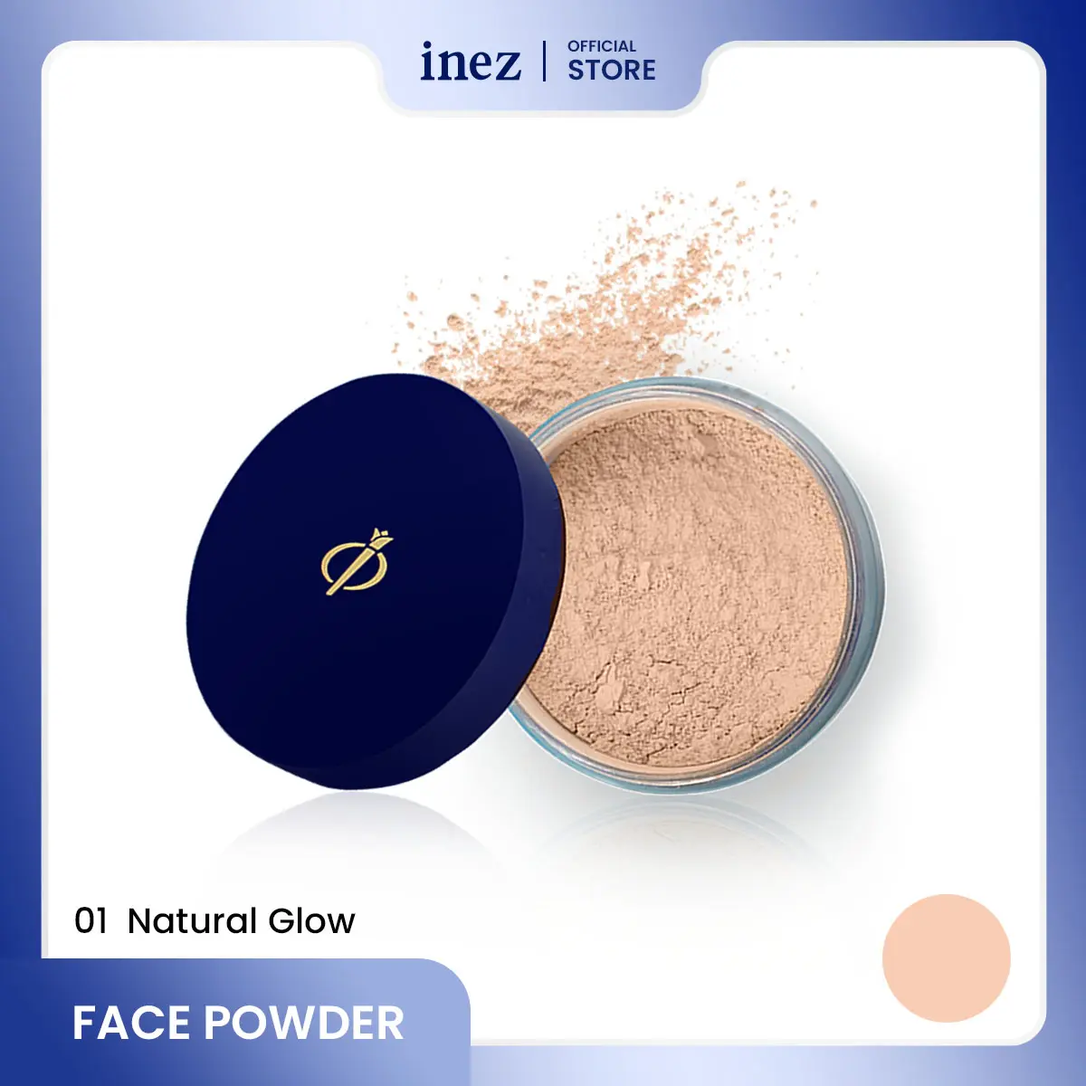 Inez Color Contour Plus Face Powder/ Bedak Tabur