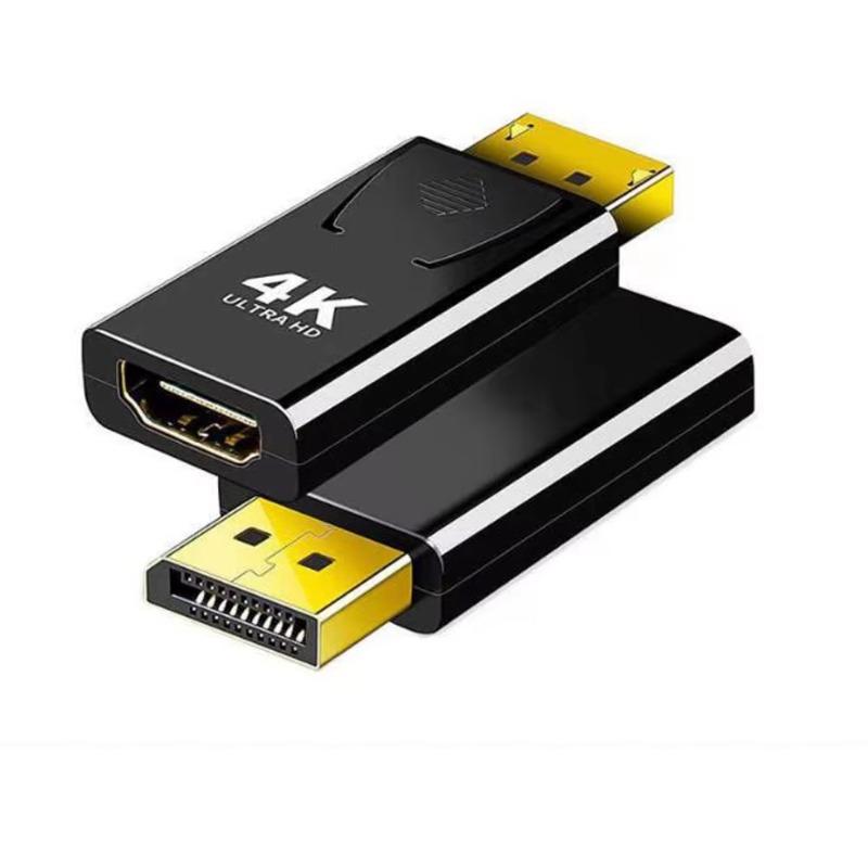 Bộ chuyển đổi DP sang HDMI, Bộ chuyển đổi DisplayPort sang HDMI 4K, Video và âm thanh, Cáp HD, dành cho PC, TV, máy tính xách tay và máy chiếu