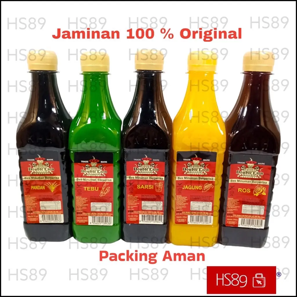 Sirup Double Lion Malaysia 375gr - Aneka Rasa Sirup Double Lion Malaysia