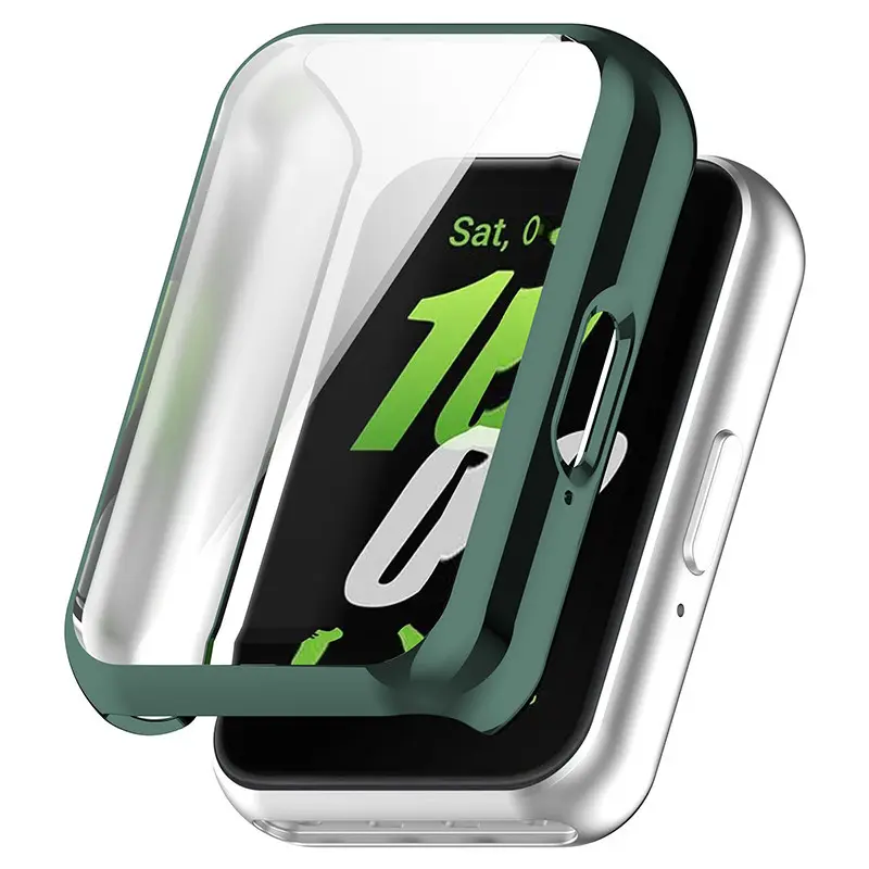 Dây đeo Silicon mềm cho Samsung Galaxy Fit3, Phụ kiện dây đeo, Dây đeo đồng hồ thay thế thông minh, Vỏ bảo vệ màn hình, Vòng đeo tay dây đeo cổ tay, Thích hợp cho Samsung Fit3 7
