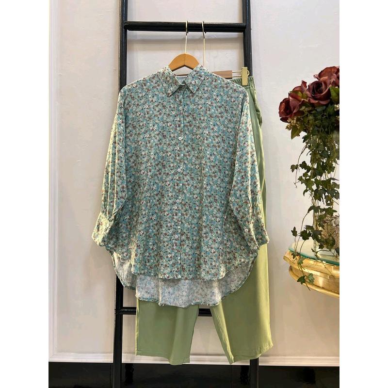 Oneset rayon phiscos Lengan panjang 4