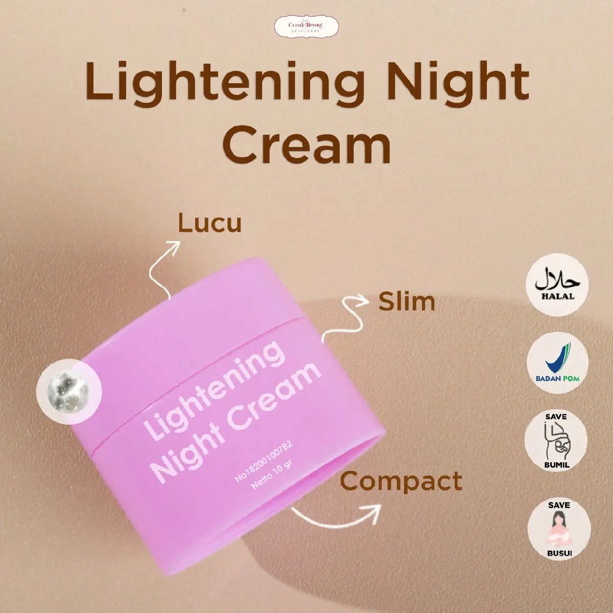 Lightening Night Cream Apple CM
