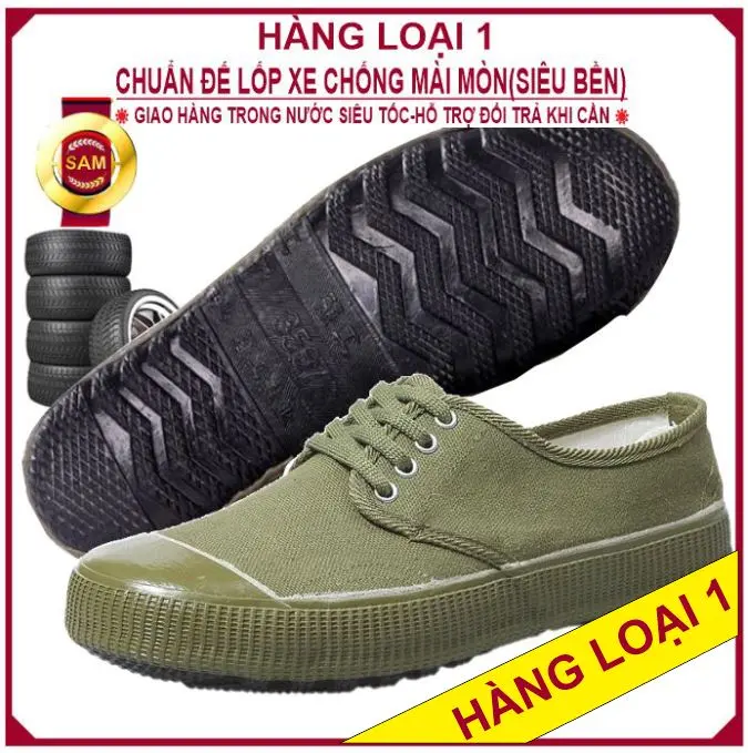 GIÀY LAO ĐỘNG CHUẨN ĐẾ LỐP XE HÀNG LOẠI 1 GIÁ RẺ
